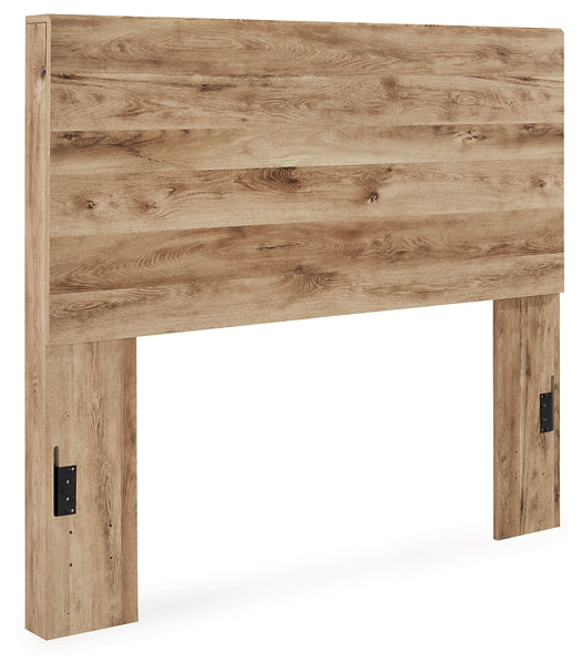 Hyanna Full Panel Headboard with Mirrored Dresser and Nightstand