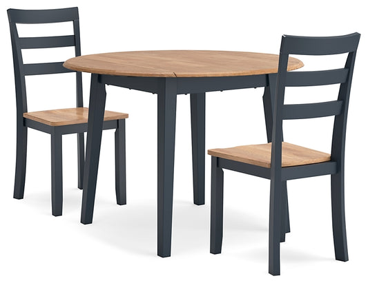 Gesthaven Dining Table and 2 Chairs