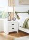 Binterglen Twin Panel Bed with Mirrored Dresser, Chest and Nightstand