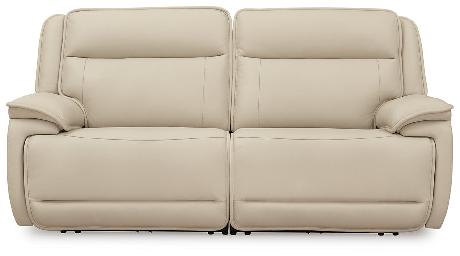 Double Deal 2-Piece Power Reclining Loveseat Sectional