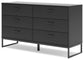 Socalle Full Panel Headboard with Dresser, Chest and 2 Nightstands