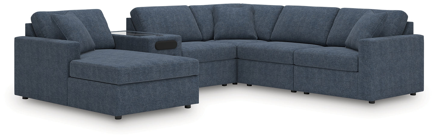 Modmax 6-Piece Sectional with Audio System and Chaise