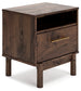 Calverson One Drawer Night Stand