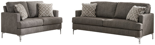 Arcola Sofa and Loveseat