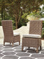 Beachcroft Outdoor Dining Table and 2 Chairs and 2 Benches