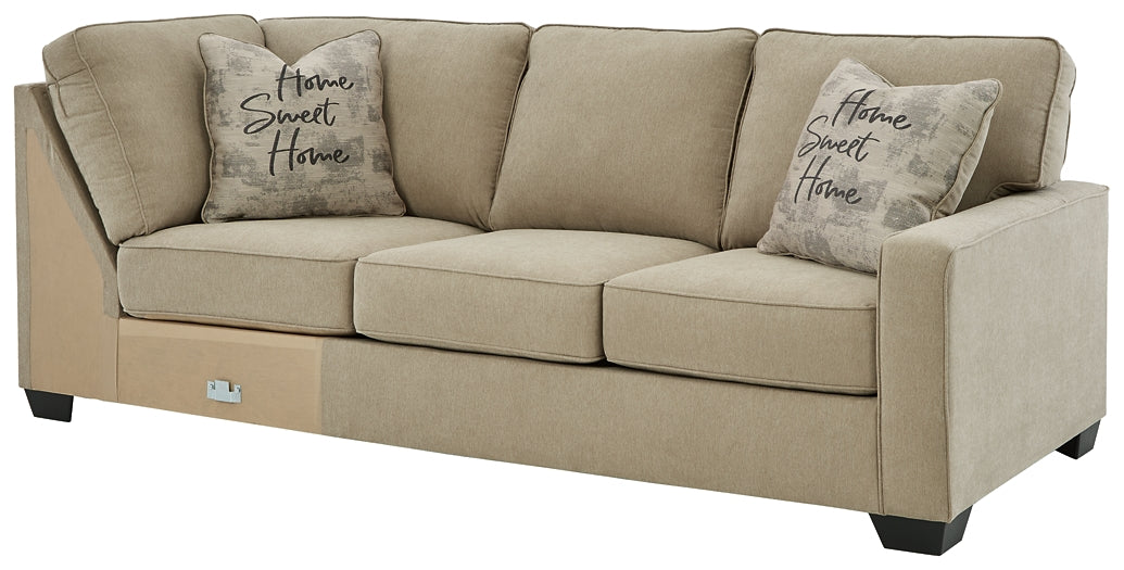 Lucina 2-Piece Sectional with Ottoman