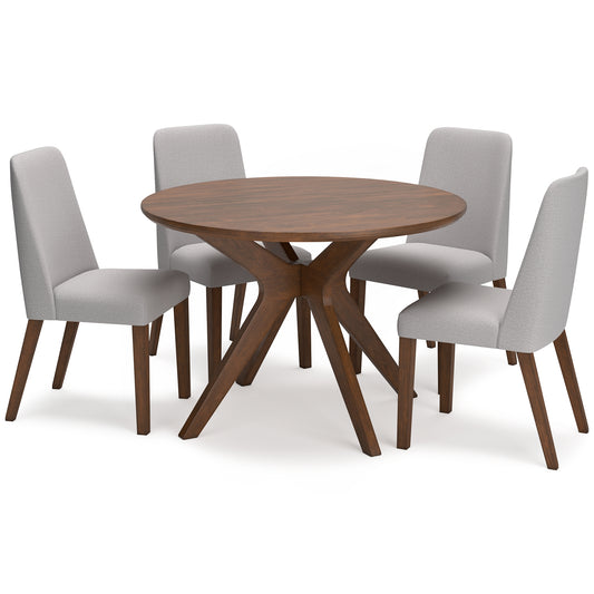 Lyncott Dining Table and 4 Chairs