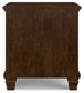 Danabrin Full Panel Bed with Mirrored Dresser, Chest and 2 Nightstands