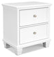 Fortman Full Panel Bed with Mirrored Dresser and Nightstand