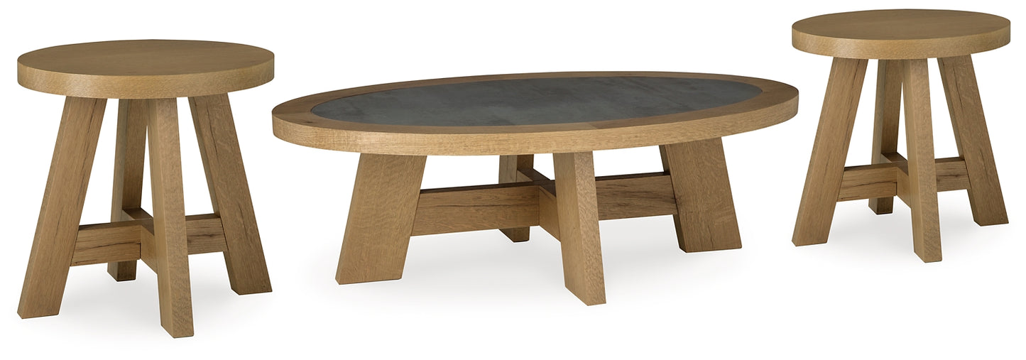 Brinstead Coffee Table with 2 End Tables